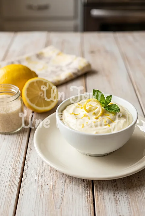 Photo de Mousse au citron et au mascarpone