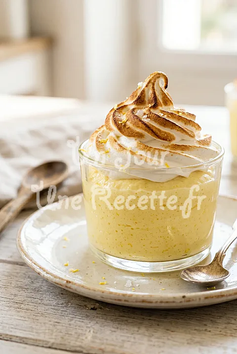 Photo de Mousse citron meringuée