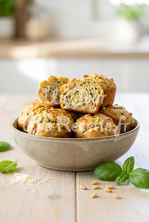 Photo de Muffins jambon pistou