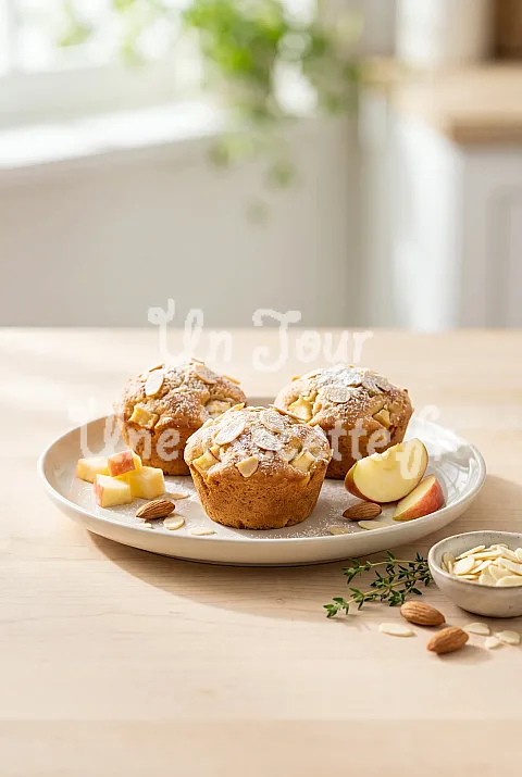 Photo de Muffins pommes amandes
