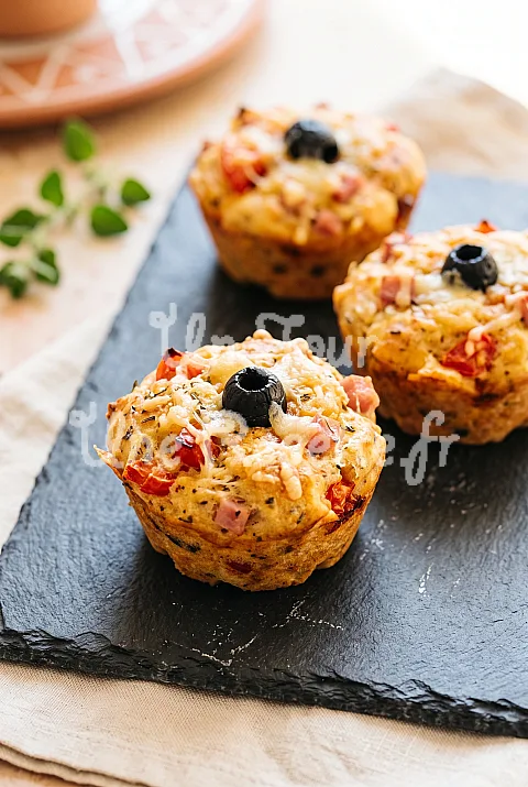 Photo de Muffins salés façon pizza