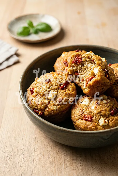 Photo de Muffins salés tomates séchées féta
