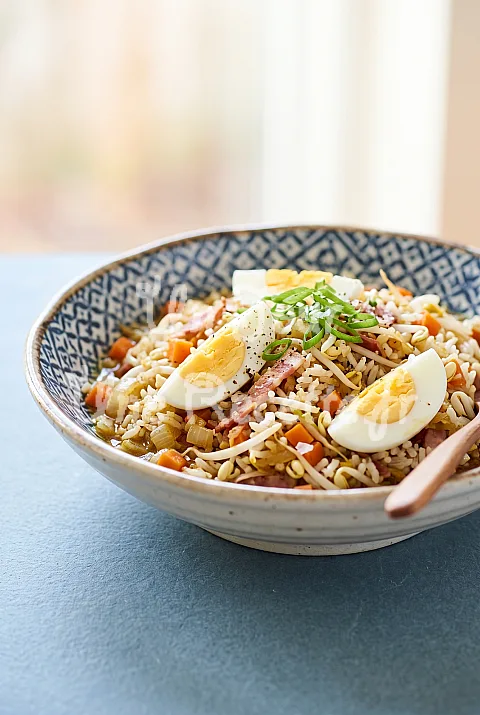 Photo de Nasi Campur (Riz mélangé indonésien)