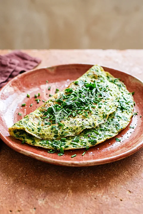 Photo de Omelette aux fines herbes