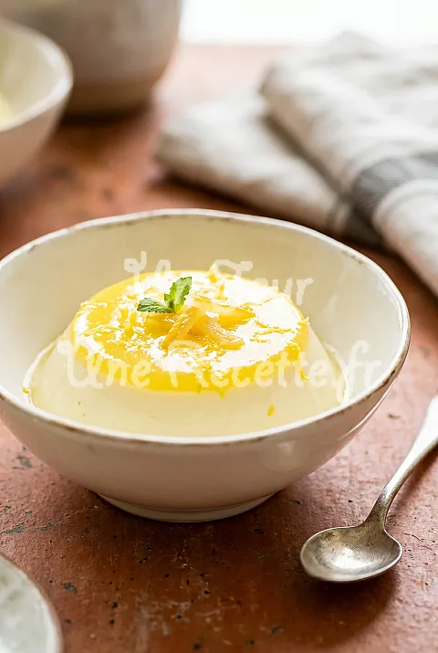 Photo de Panna cotta citron limoncello