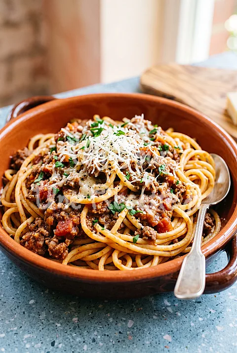 Photo de Pâtes à la bolognaise