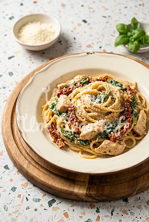 Photo de Pâtes au poulet « Marry me »