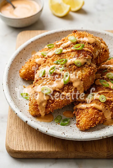 Photo de Poitrines de poulet Bang Bang à la friteuse à air