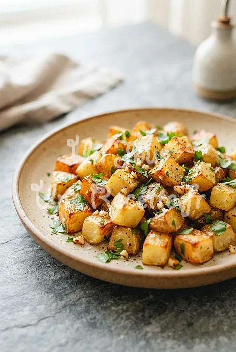 Photo de Pommes de terre à l'ail et persil