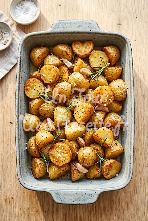 Photo de Pommes de terre au four au romarin