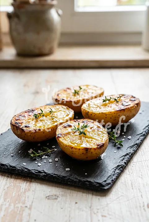 Photo de Pommes de terre fondantes au barbecue