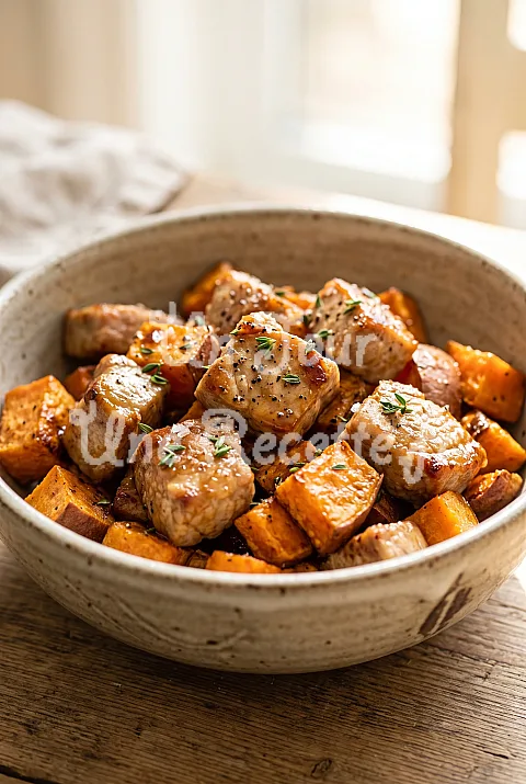 Photo de Porc à l'érable et aux patates douces