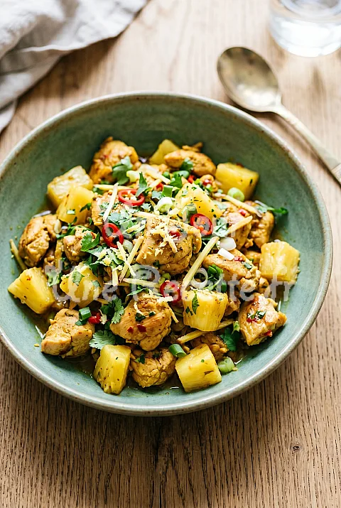 Photo de Poulet Ananas Gingembre