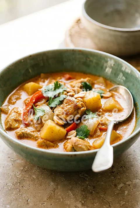 Photo de Poulet au curry massaman