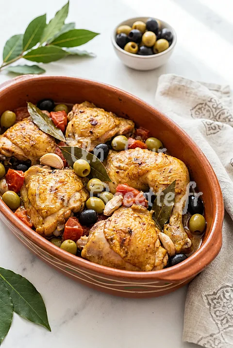 Photo de Poulet aux olives