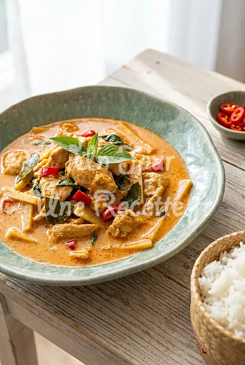 Photo de Poulet curry panang