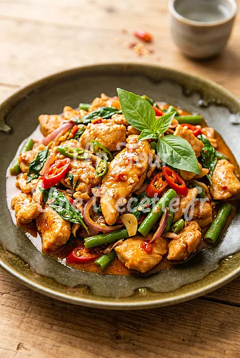 Photo de Poulet épicé à la Thailandaise