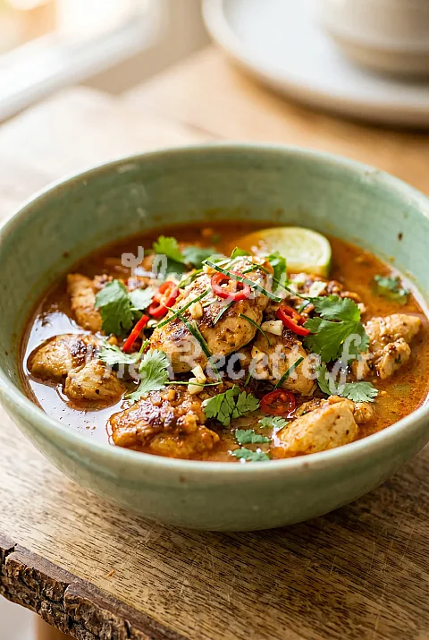 Photo de Poulet épicé au citron vert
