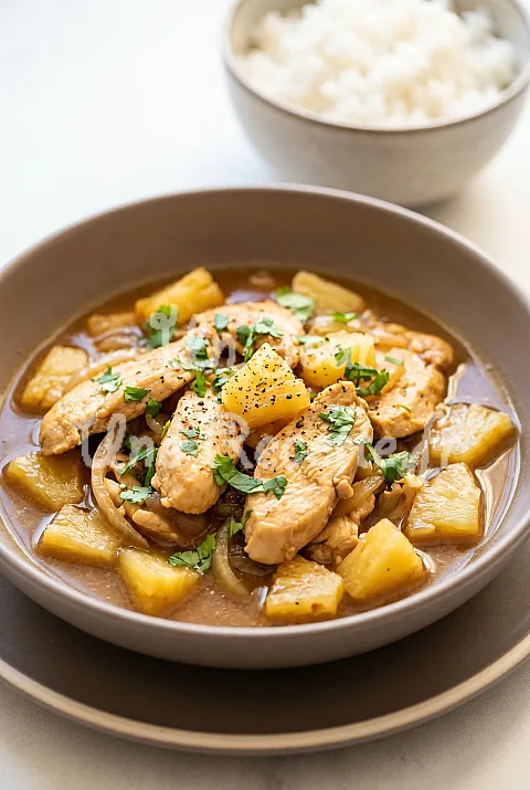 Photo de Poulet express à l'ananas