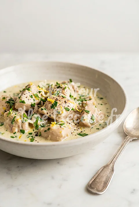Photo de Poulet Mariné à la Crème d'Ail
