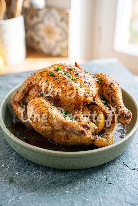 Photo de Poulet rôti à l'airfryer