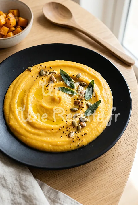 Photo de Purée de courge butternut