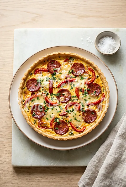 Photo de Quiche au chorizo