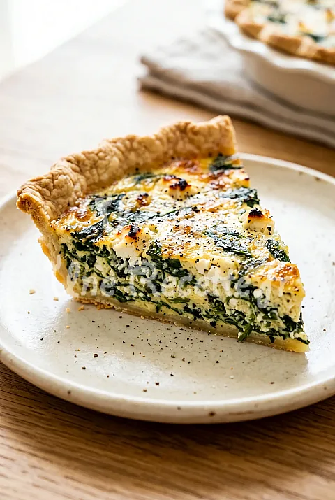 Photo de Quiche aux épinards et au fromage de chèvre
