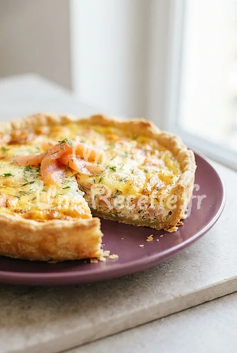 Photo de Quiche saumon et fromage frais