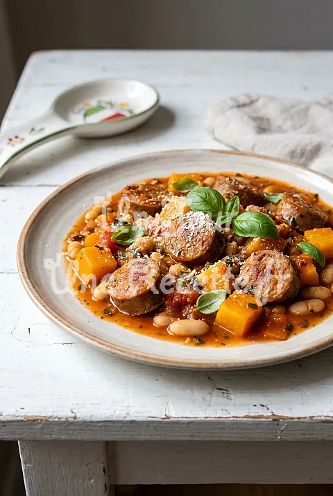 Photo de Ragoût aux Saucisses Italiennes et à la Courge Butternut