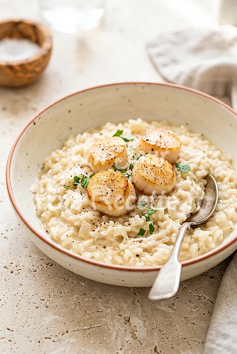 Photo de Risotto saint jacques