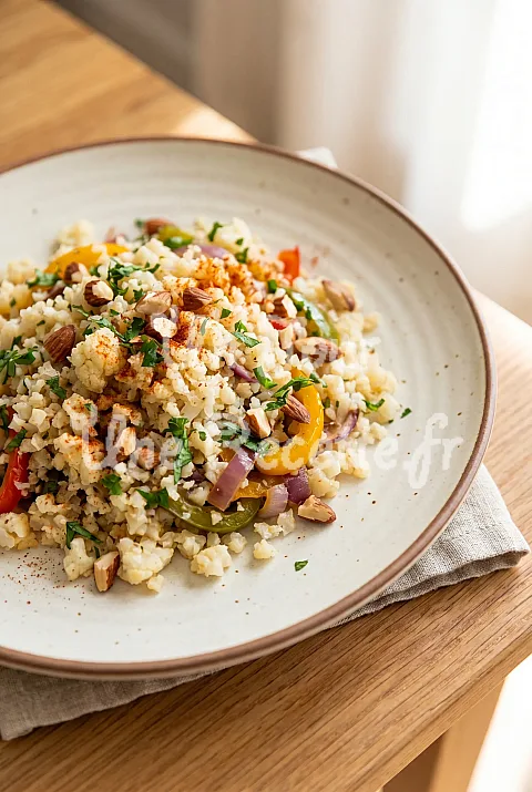 Photo de Riz de chou-fleur keto