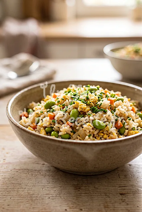 Photo de Riz sauté aux edamame