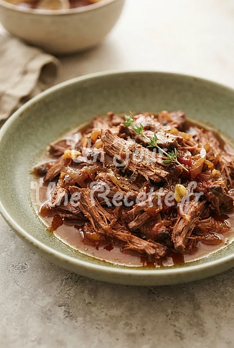 Photo de Rouelle de porc effilochée