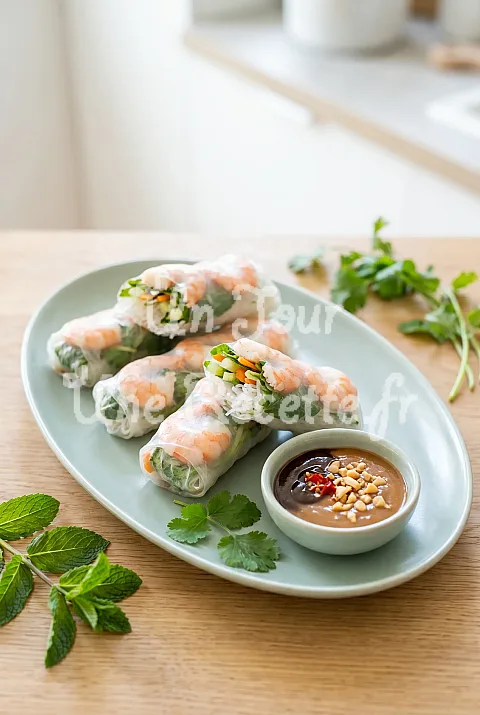 Photo de Rouleaux de printemps crevettes