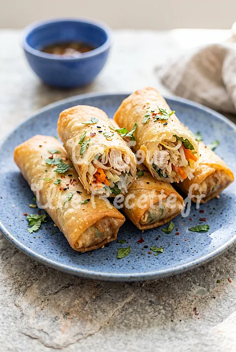 Photo de Rouleaux de printemps croustillants à l'airfryer
