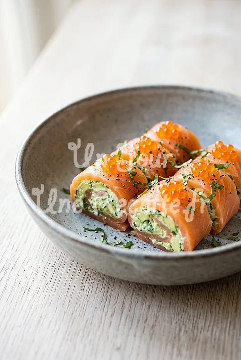 Photo de Roulés de saumon à la ricotta