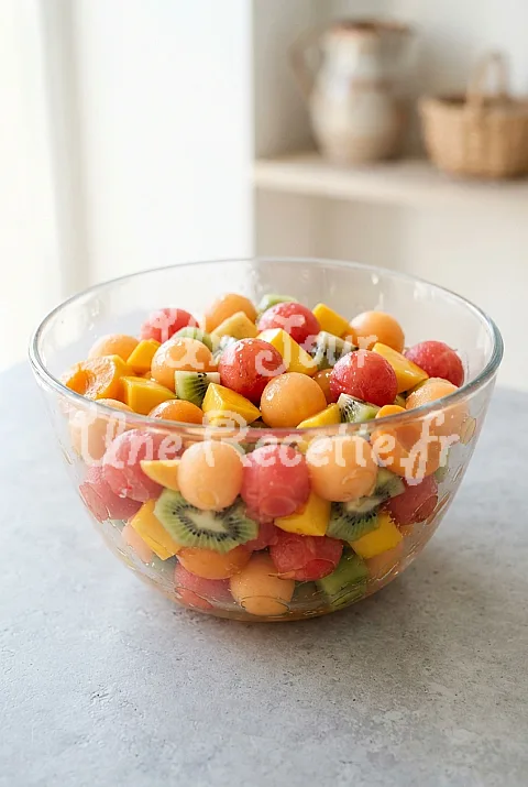 Photo de Salade aux billes de fruits
