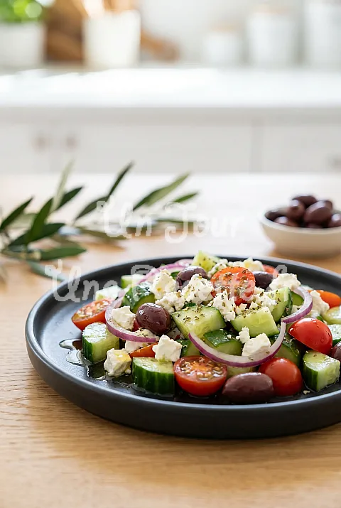 Photo de Salade concombre feta