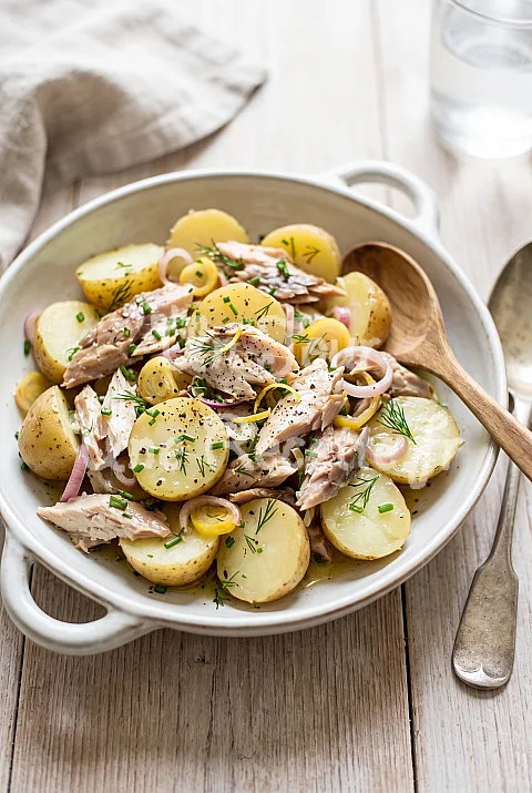 Photo de Salade de maquereau fumé aux pommes de terre