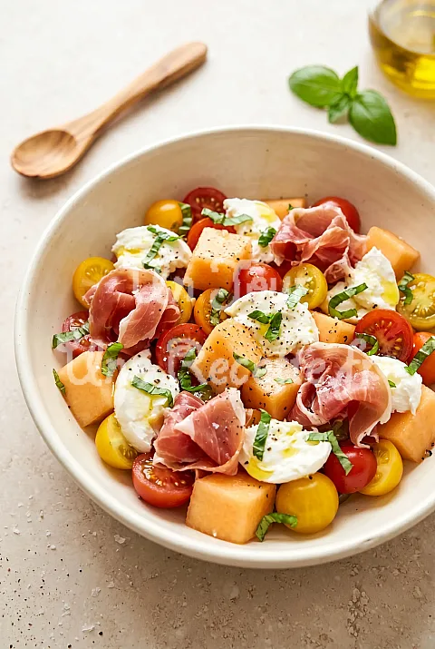Photo de Salade de melon à l'italienne