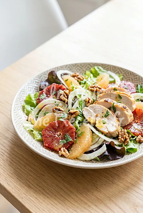 Photo de Salade de poulet aux agrumes