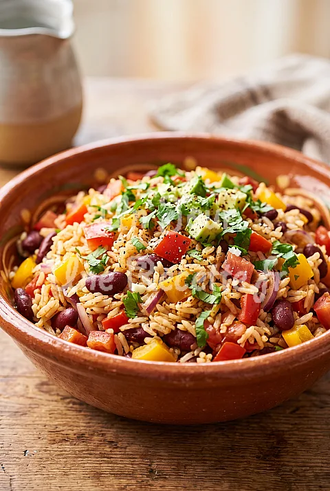 Photo de Salade de riz à la mexicaine