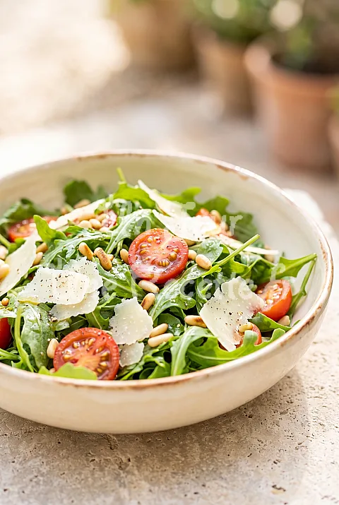 Photo de Salade de roquette et parmesan
