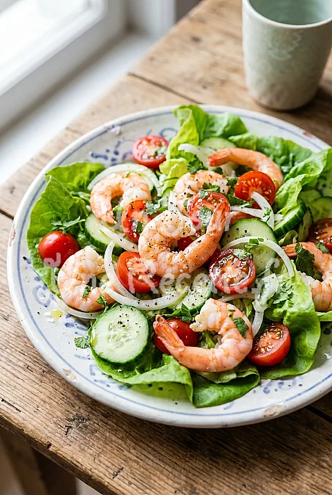 Photo de Salade fraîcheur aux crevettes