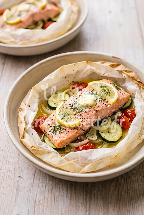 Photo de Salmon en papillote