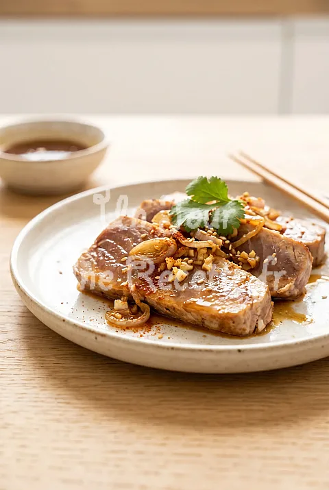 Photo de Sauté de thon à l'asiatique pour 4 personnes