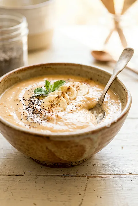Photo de Smoothie à la patate douce et à la banane