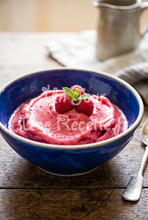 Photo de Sorbet à la framboise