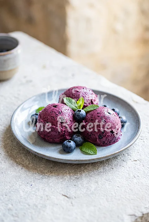 Photo de Sorbet à la myrtille